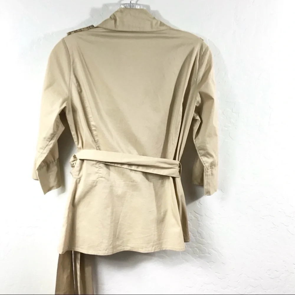 Boston Proper Tan Utility Blouse - Picture 3 of 10